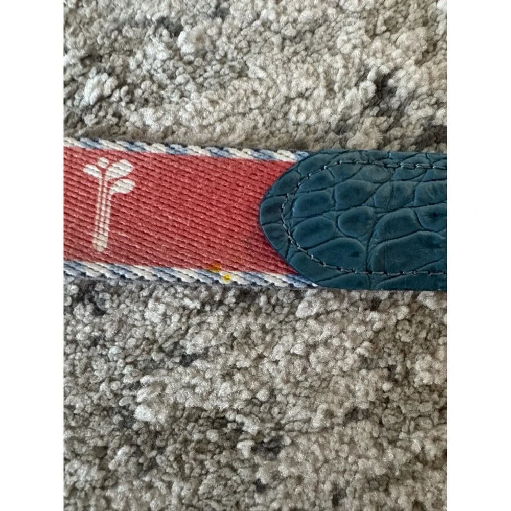 Doc‎ Murphy Womens Reversible Gold Tee Belt Sz 30